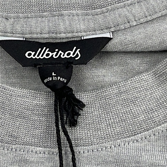 NWT‎ Allbirds S, XL Gray LS Merino Wool, Tencel, Athletic Shirt - Picture 9 of 15